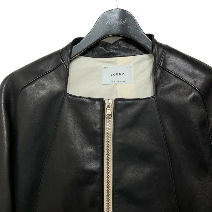 楽天市場】【中古】SOUMOHOLLOW LEATHER JACKET ライダースジャケット  