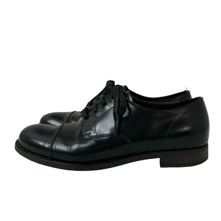 楽天市場】【中古】PRADA ストレートチップシューズ DNC108 ブラック 