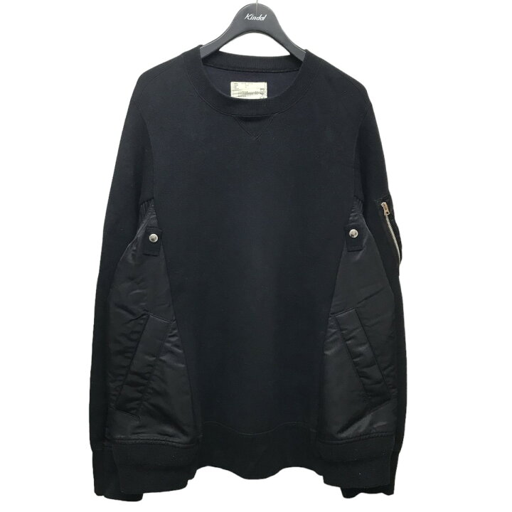 楽天市場】【中古】sacai 「Sponge Sweat × MA-1 Pullover」 スポンジ  