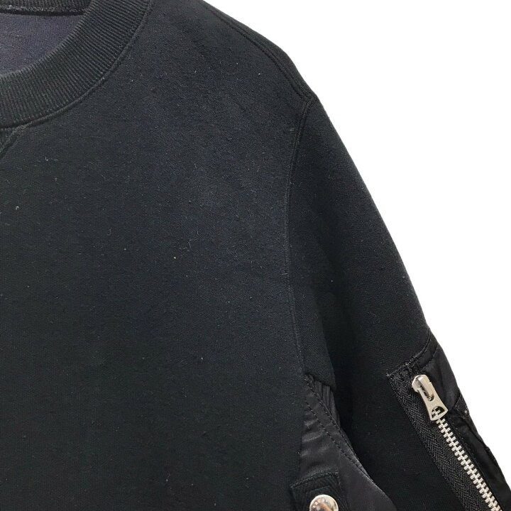 楽天市場】【中古】sacai 「Sponge Sweat × MA-1 Pullover」 スポンジ 