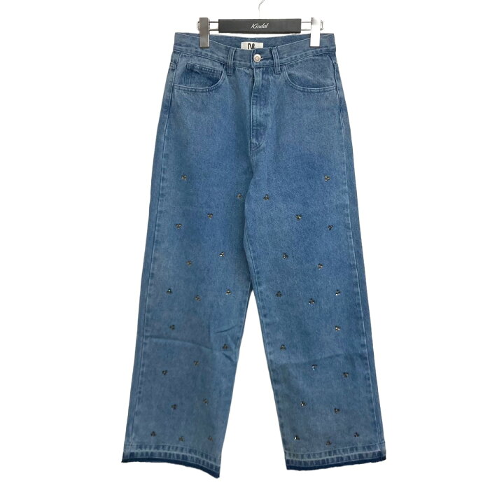M TO R ムウトアール BIJOU STRAIGHT DENIM 38 - ストレートデニム