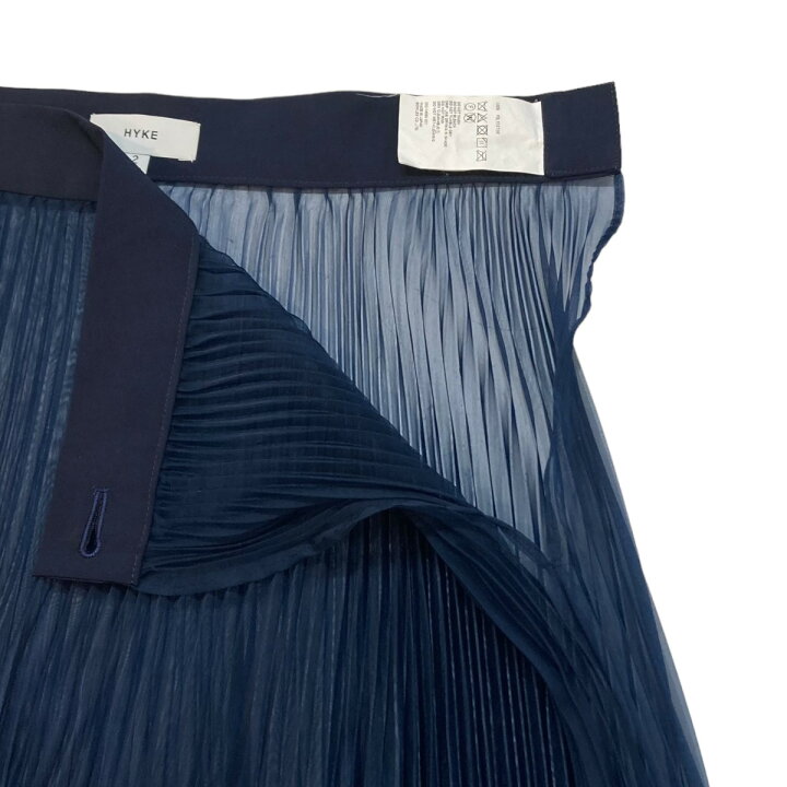 楽天市場】【中古】HYKE オーガンジー ラップ プリーツスカート 202  