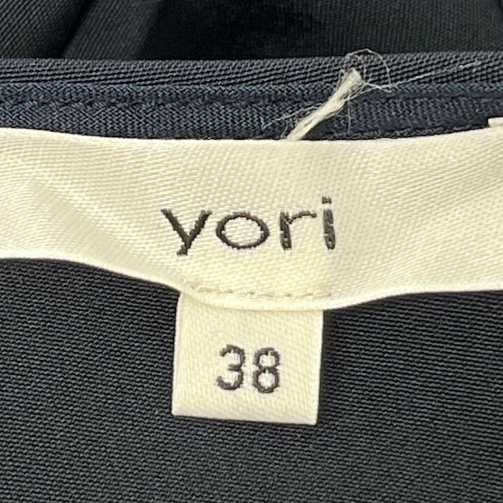 楽天市場】【中古】yori ティアードギャザーブラウス ネイビー サイズ 