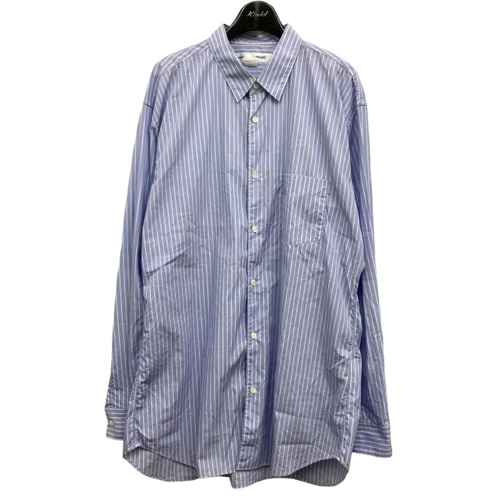 楽天市場】【中古】COMME des GARCONS SHIRT ストライプシャツ ブルー 