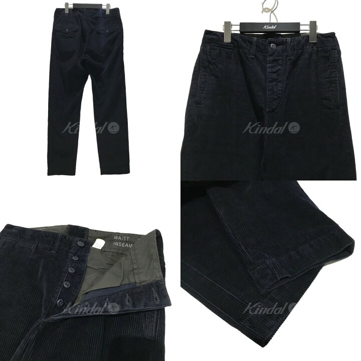 楽天市場】【中古】RRLオフィサーズコーデュロイパンツ ネイビー 