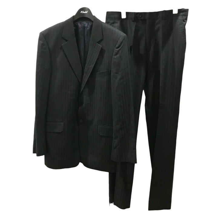 楽天市場】【中古】Paul Smithストライプセットアップスーツ ネイビー 