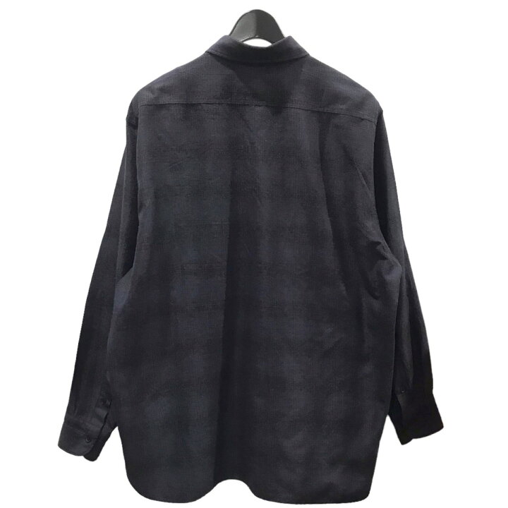 楽天市場】【中古】COMOLI21AW ウールシルクチェック柄ワークシャツ  