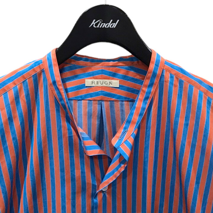 楽天市場】【中古】HEUGNストライプ柄シャツ Morris モリス SHIRT063  