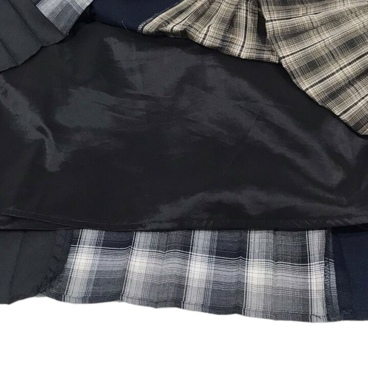 楽天市場】【中古】UNITED TOKYOチェックブロッキングロングスカート 