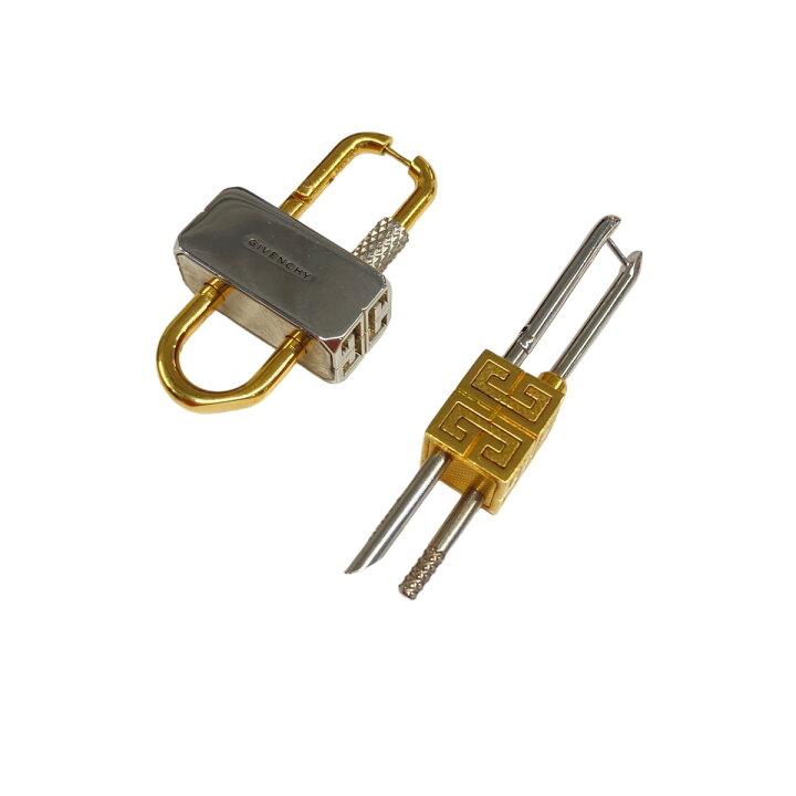 楽天市場】【中古】GIVENCHY ロックアシンメトリー イヤリング メタル  