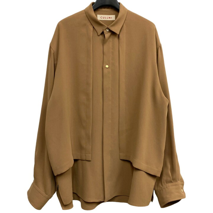 楽天市場】【中古】CULLNI 20AW レイヤードダブルクロスシャツ 