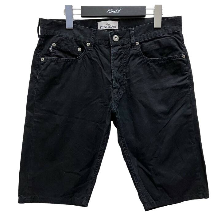 楽天市場】【中古】STONE ISLAND ハーフパンツ 7415L0803 ブラック 