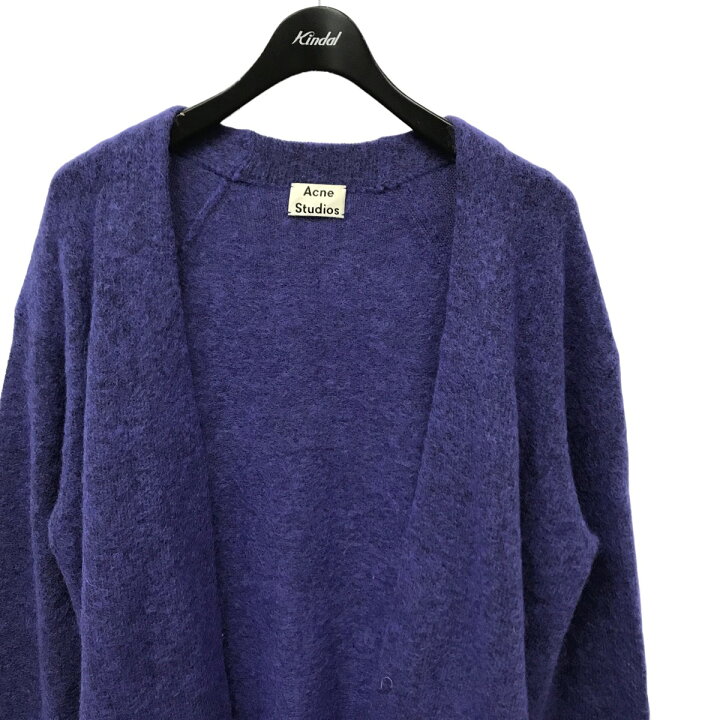 楽天市場】【中古】ACNE STUDIOS ボタンレスニットカーディガン ブルー  
