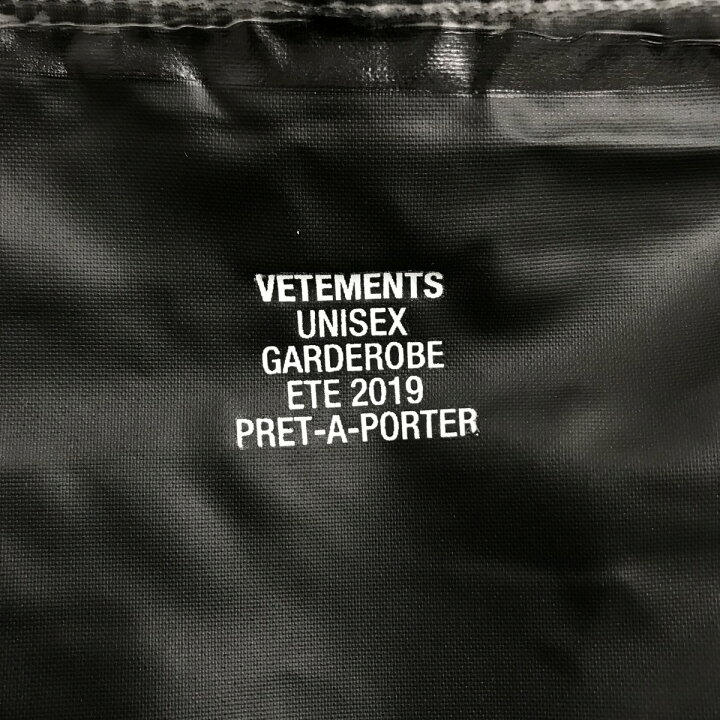 楽天市場】【中古】VETEMENTS QR Code Short Raincoat レインコート 
