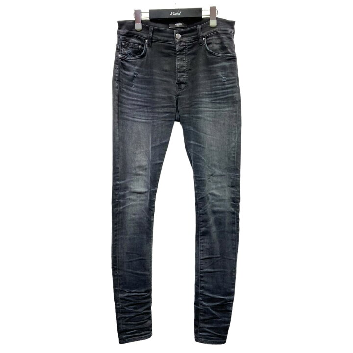 楽天市場】【中古】AMIRI加工デニムパンツ ブラック サイズ：32【価格 