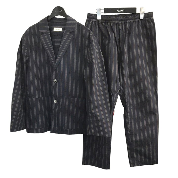 楽天市場】【中古】FACTOTUMシャツ地ストライプセットアップスーツ 