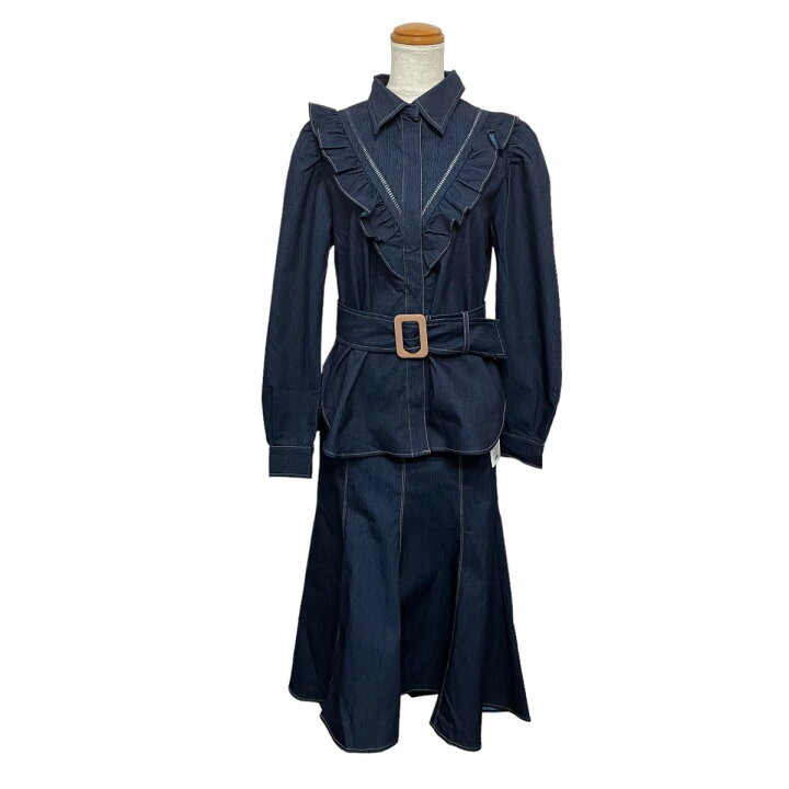 楽天市場】【中古】Her lip to Wave Denim Two Piece セットアップ  