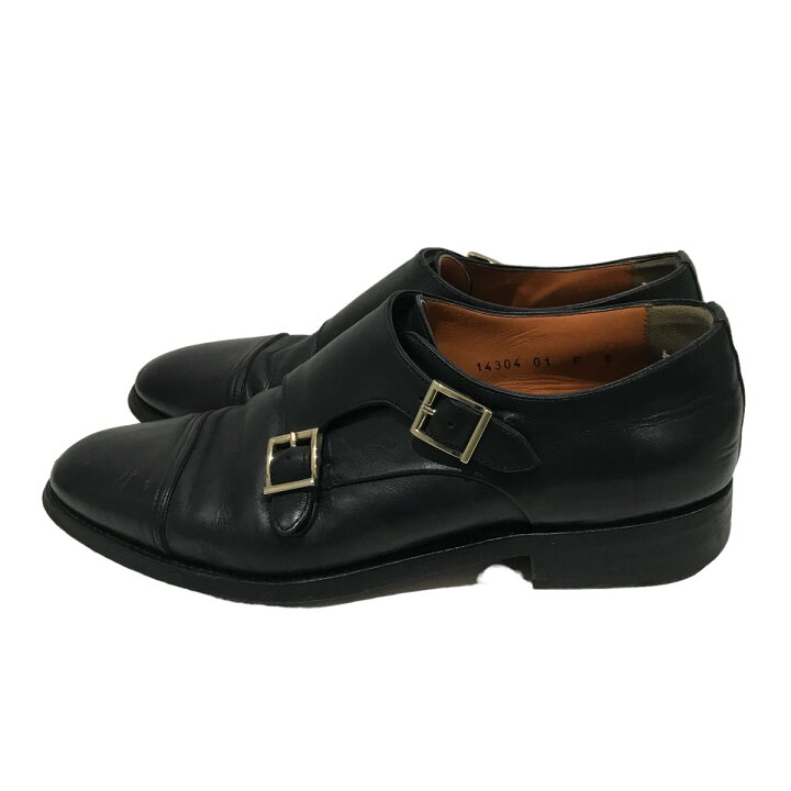 楽天市場】【中古】Santoni ダブルモンクシューズ 14304 ブラック 