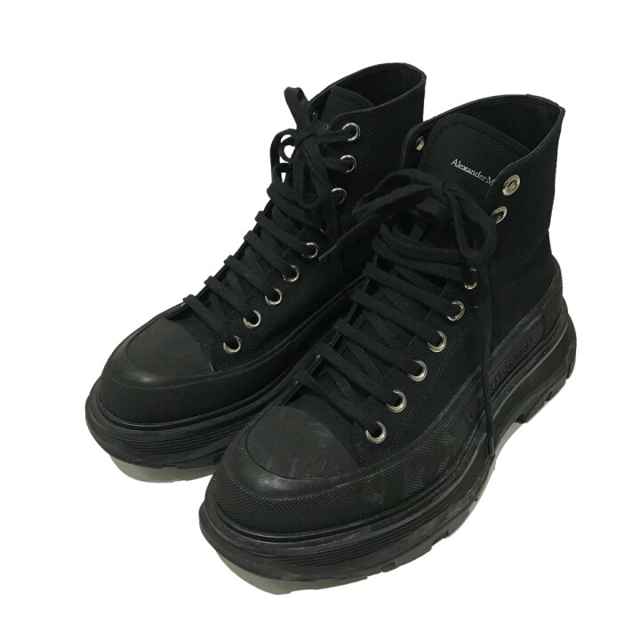 楽天市場】【中古】ALEXANDER McQUEEN DENIM TREAD SLICK HIGH Boots 