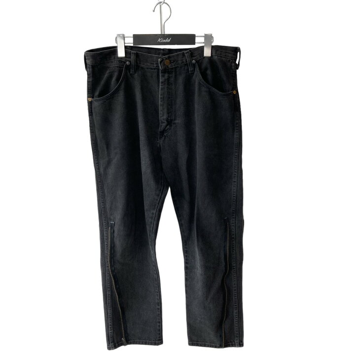 楽天市場】【中古】MAISON EUREKAワイドデニムパンツ ブラック サイズ  