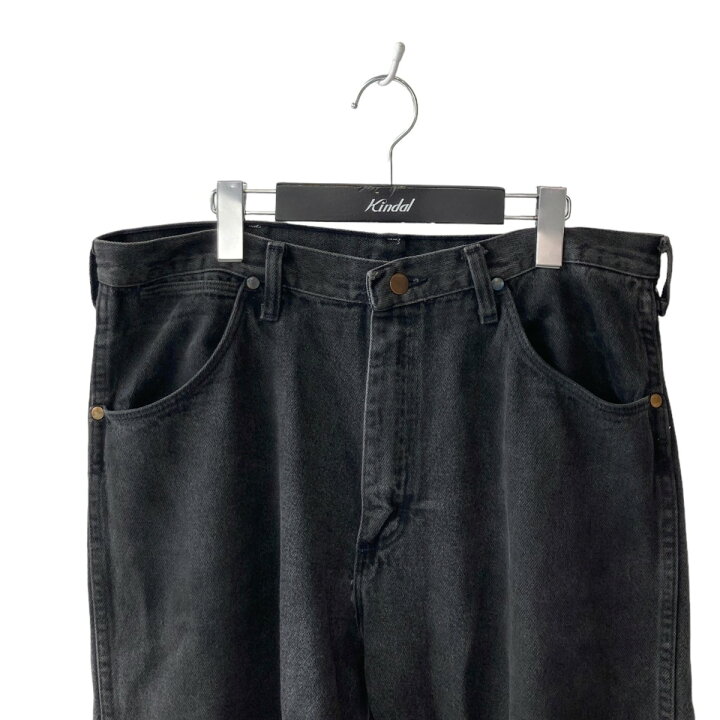 楽天市場】【中古】MAISON EUREKA ワイドデニムパンツ ブラック サイズ 