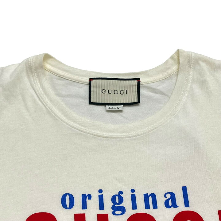 楽天市場】【中古】GUCCI クマ 玉乗り Tシャツ 615044 ベージュ 