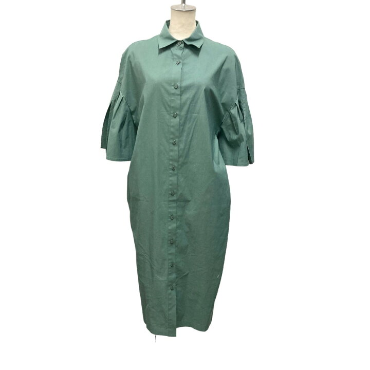 楽天市場】【中古】ADOREシャツワンピース 531 7240609 グリーン 
