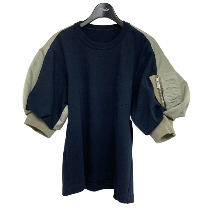 楽天市場】【中古】sacai 24SS Nylon Twill x Cotton Jersey T-Shirt 