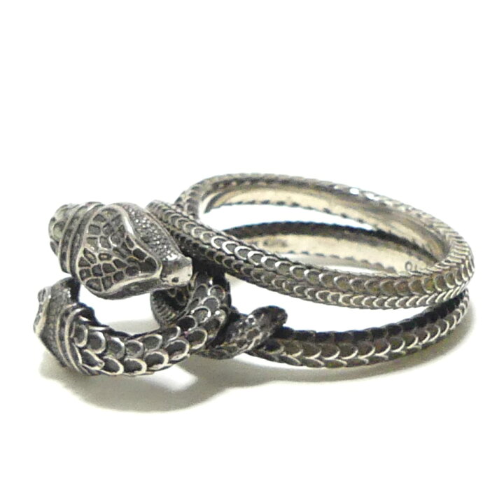 楽天市場】【中古】GUCCI ガーデン スネーク リング SILVER925 サイズ 