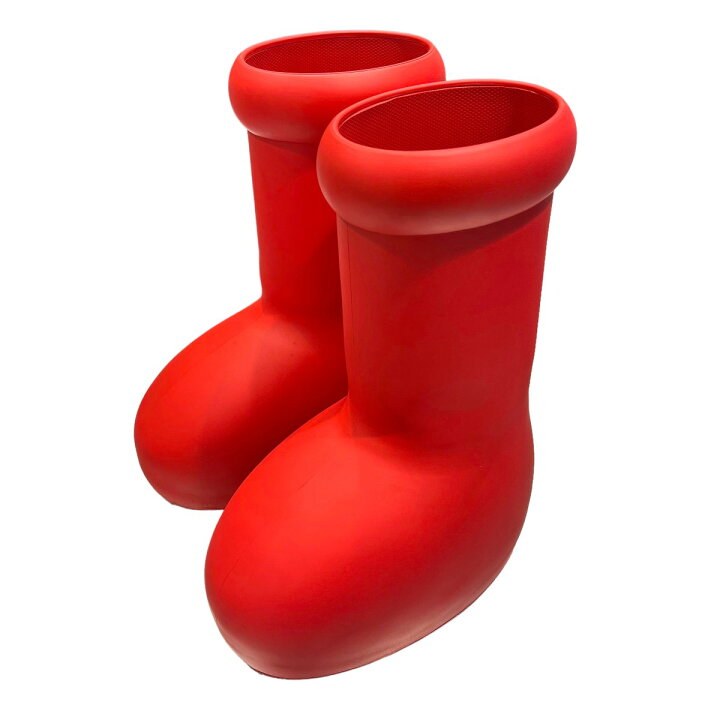 楽天市場】【中古】MSCHF ATOM BOOTS アトムブーツ レッド サイズ：41 