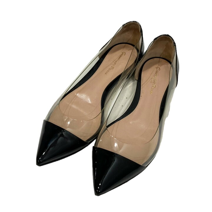 楽天市場】【中古】Gianvito Rossi パンプス ブラック×クリア サイズ 