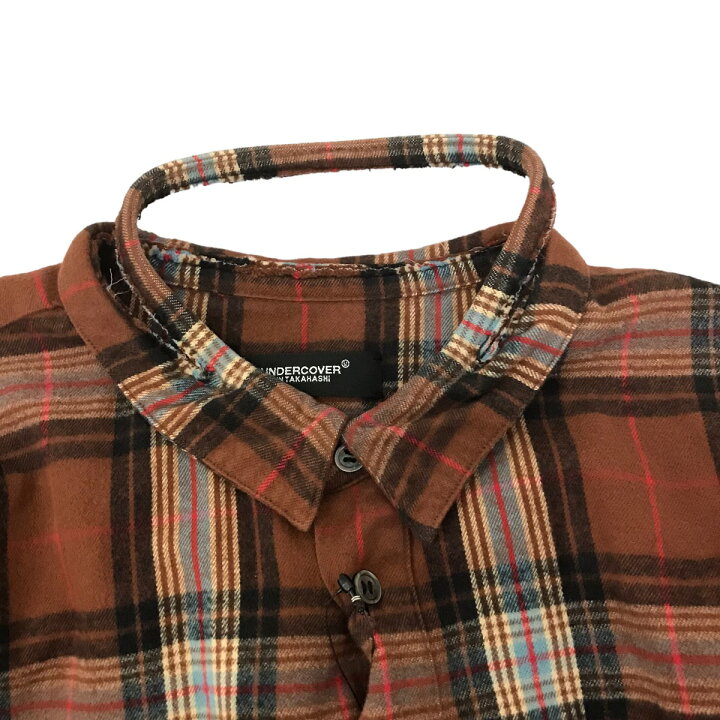 楽天市場】【中古】UNDERCOVER 22AW 22AW ネルCK襟スラッシュシャツ 