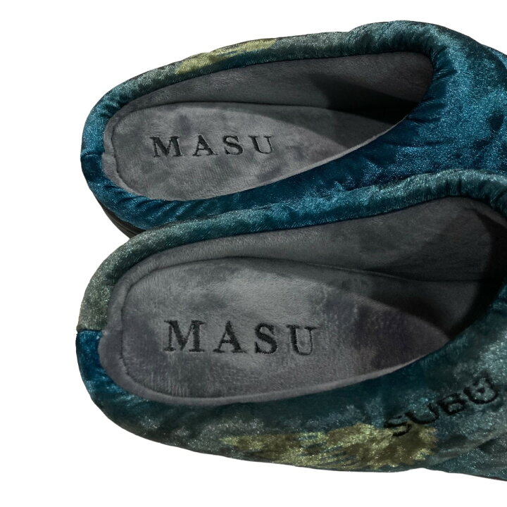 楽天市場】【中古】MASU×SUBU 24SS VELVET SANDAL EMERALD ベルベット 