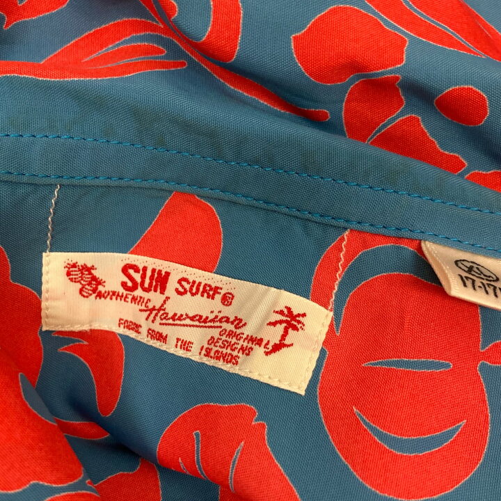 楽天市場】【中古】SUN SURF HAWAIIAN SKULL BORDER アロハシャツ 