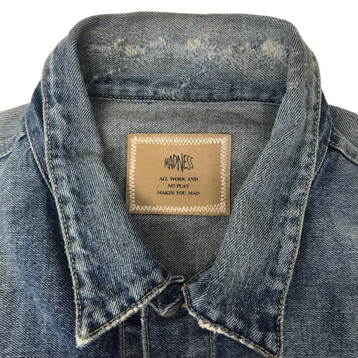 楽天市場】【中古】MADNESS デニムジャケット インディゴ サイズ：L 