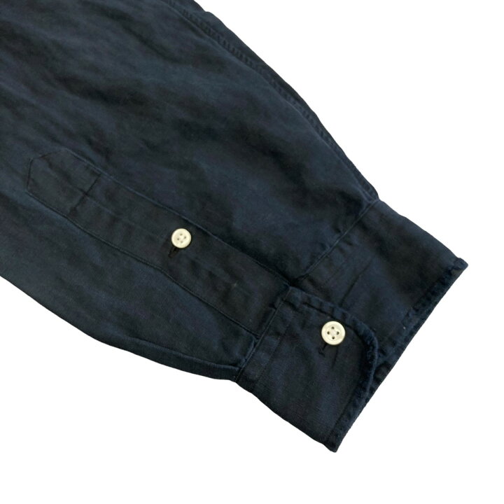 楽天市場】【中古】POLO RALPH LAUREN リネンシルクシャツ ブラック 