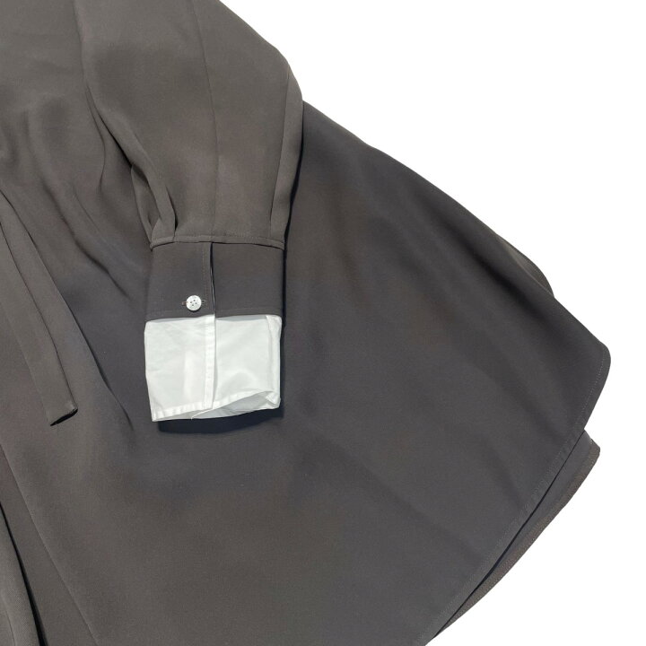楽天市場】【中古】ENFOLDLAYERED-CUFF BLOUSE 300FA230-1780 ブラウン  