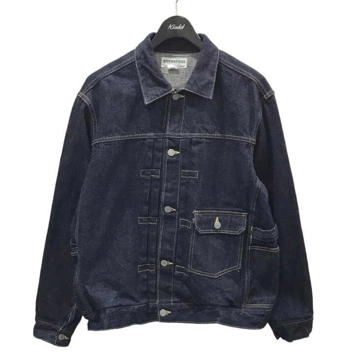 楽天市場】【中古】SASSAFRASデニムジャケット GARDENER R JACKET 14oz  