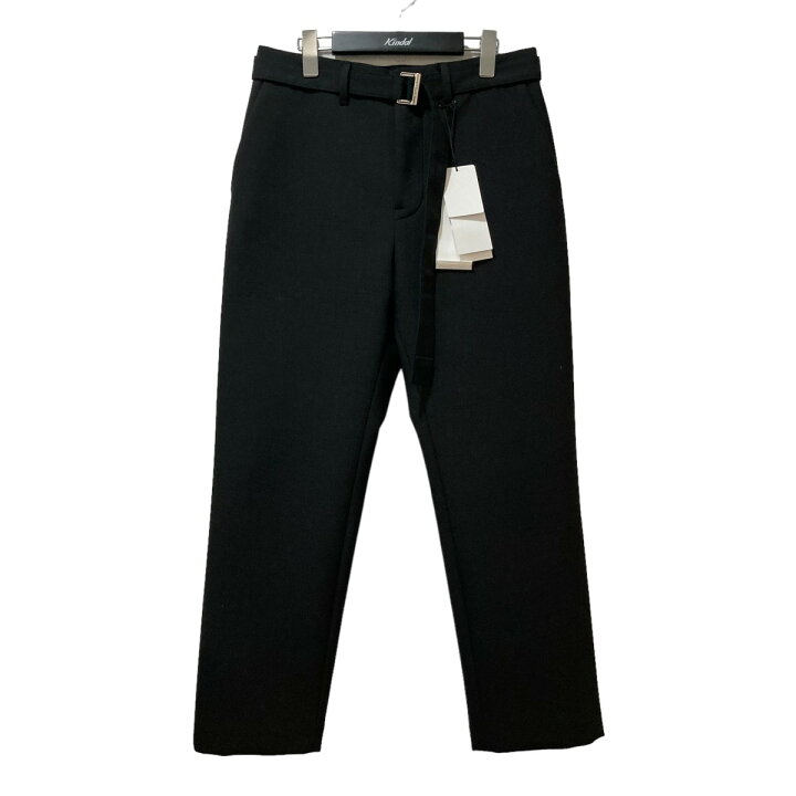 楽天市場】【中古】sacai Suiting Bonding Pants ベルテッドスラックス 