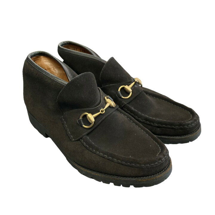 楽天市場】【中古】GUCCI ホースビット スウェードチャッカーブーツ 
