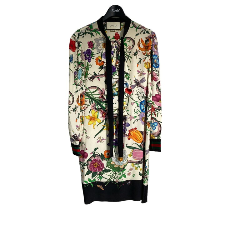 GUCCI 総柄 ワンピース - ノースリーブ 