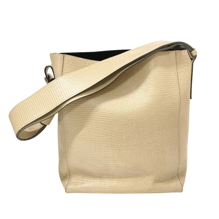 楽天市場】【中古】MARGESHERWOODレザーショルダーバッグ ベージュ 