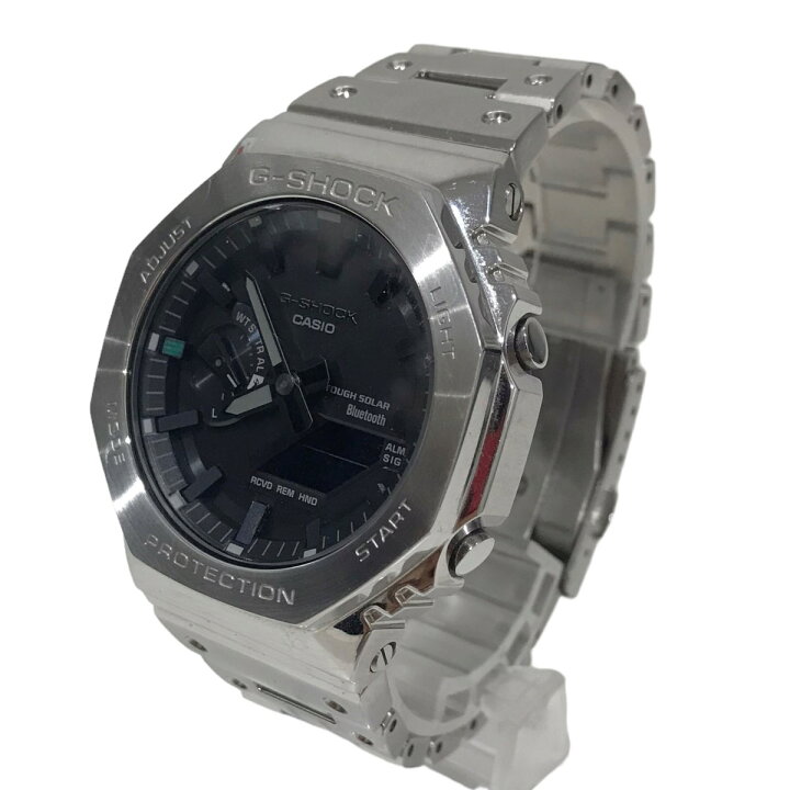 楽天市場】【中古】CASIO G-SHOCK 腕時計 GM-B2100D-1AJF シルバー 