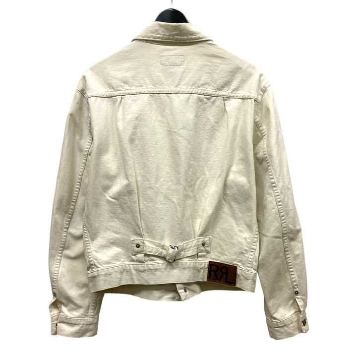 楽天市場】【中古】RRL三ツ星タグ デニムジャケット ホワイト サイズ 