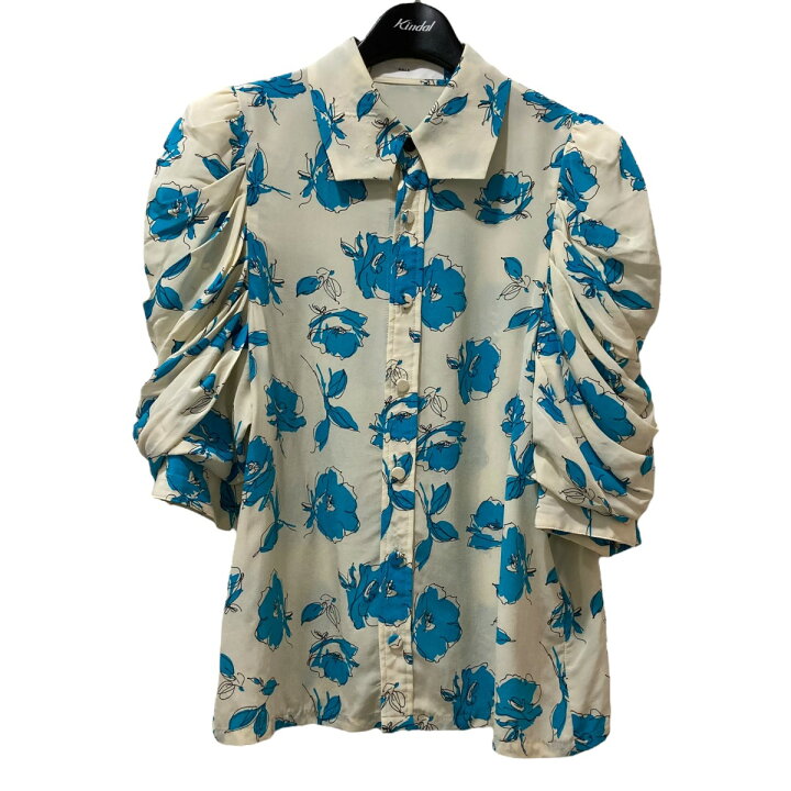 楽天市場】【中古】TOGA PULLA Rayon print shirt ギャザースリーブ 
