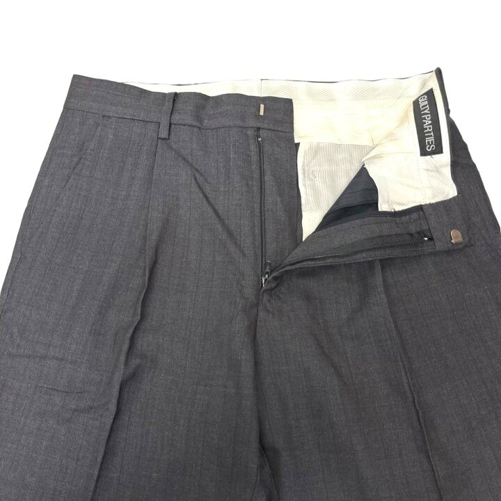 楽天市場】【中古】WACKO MARIA×DORMEUILストライプスラックスパンツ 