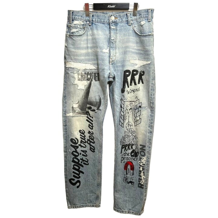 楽天市場】【中古】RRR123 RIVINGTON roi Rebisダメージ加工デニム 