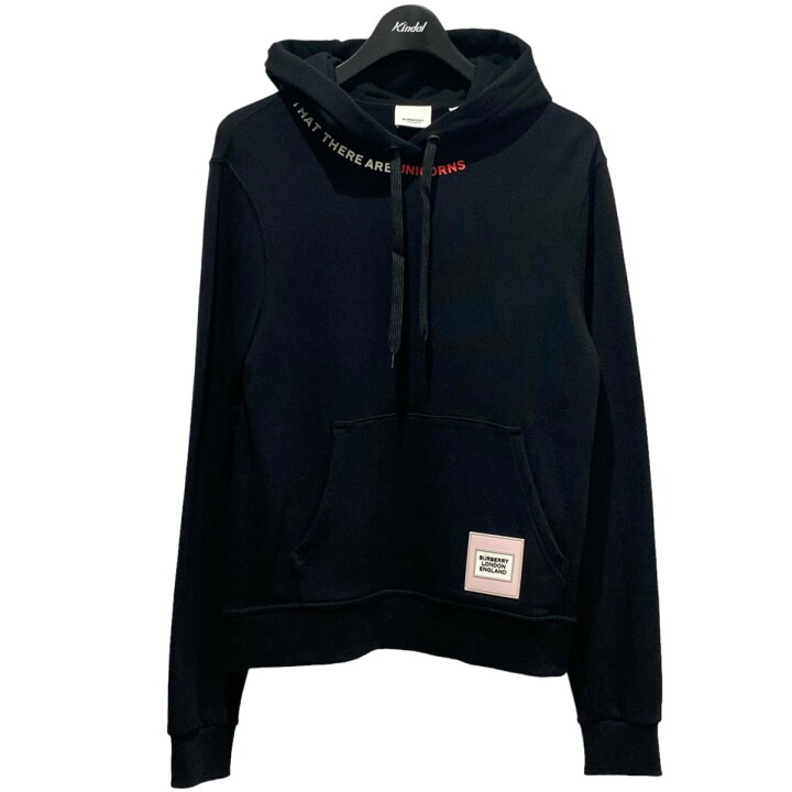 楽天市場】【中古】BURBERRY ロゴ入りパーカー 8029567 ブラック  