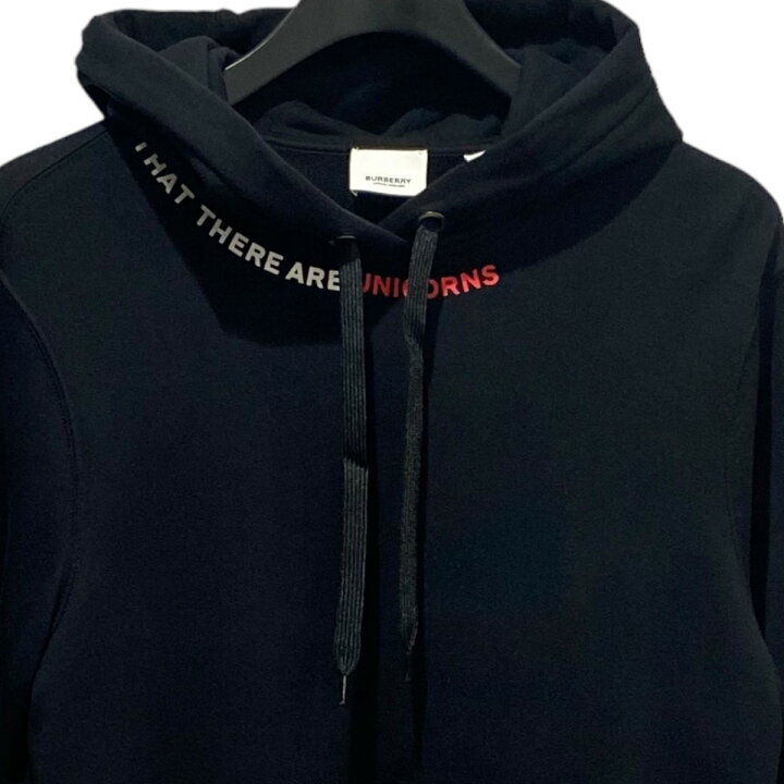 楽天市場】【中古】BURBERRY ロゴ入りパーカー 8029567 ブラック  