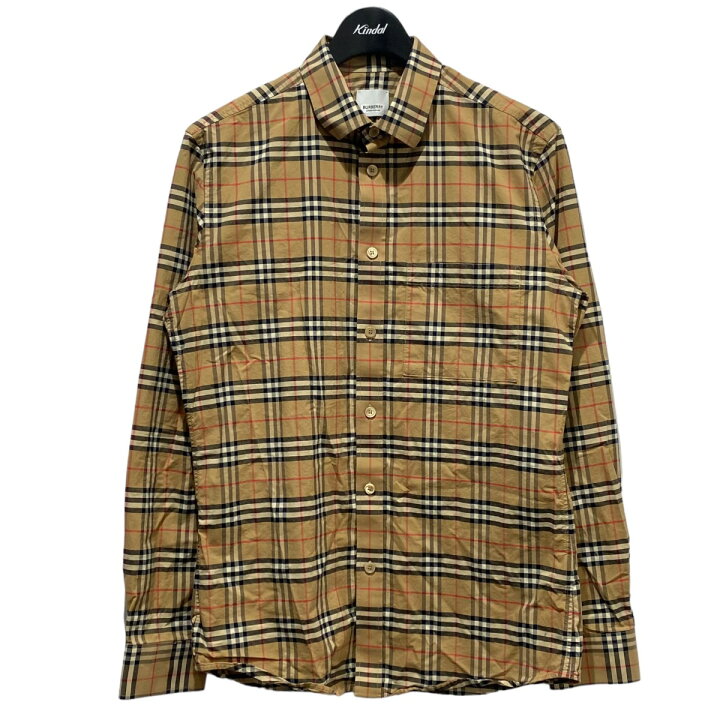 楽天市場】【中古】BURBERRY ノバチェック シャツ 8020966 ブラウン 